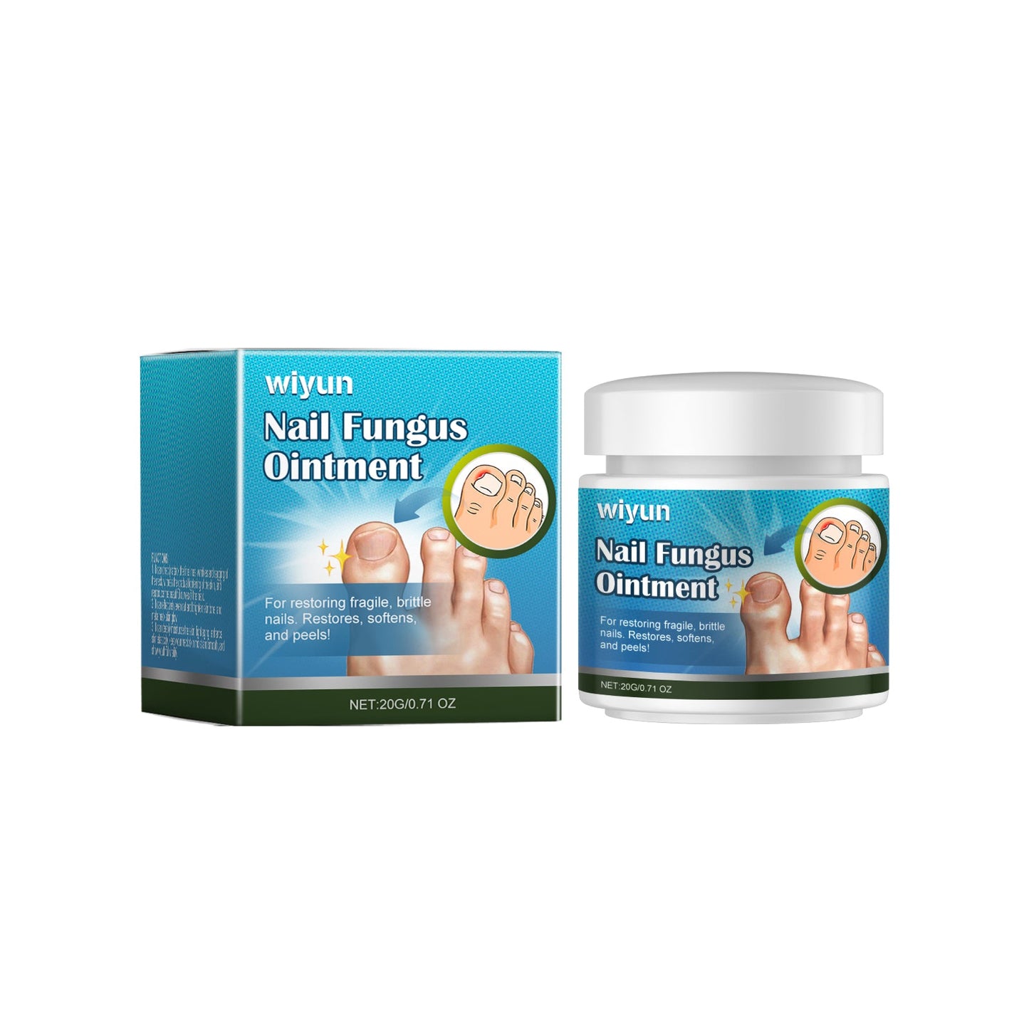 Wiyun Toenail Care Cream, Soft Toenail Care Cream Mild Toenail Repair Cream