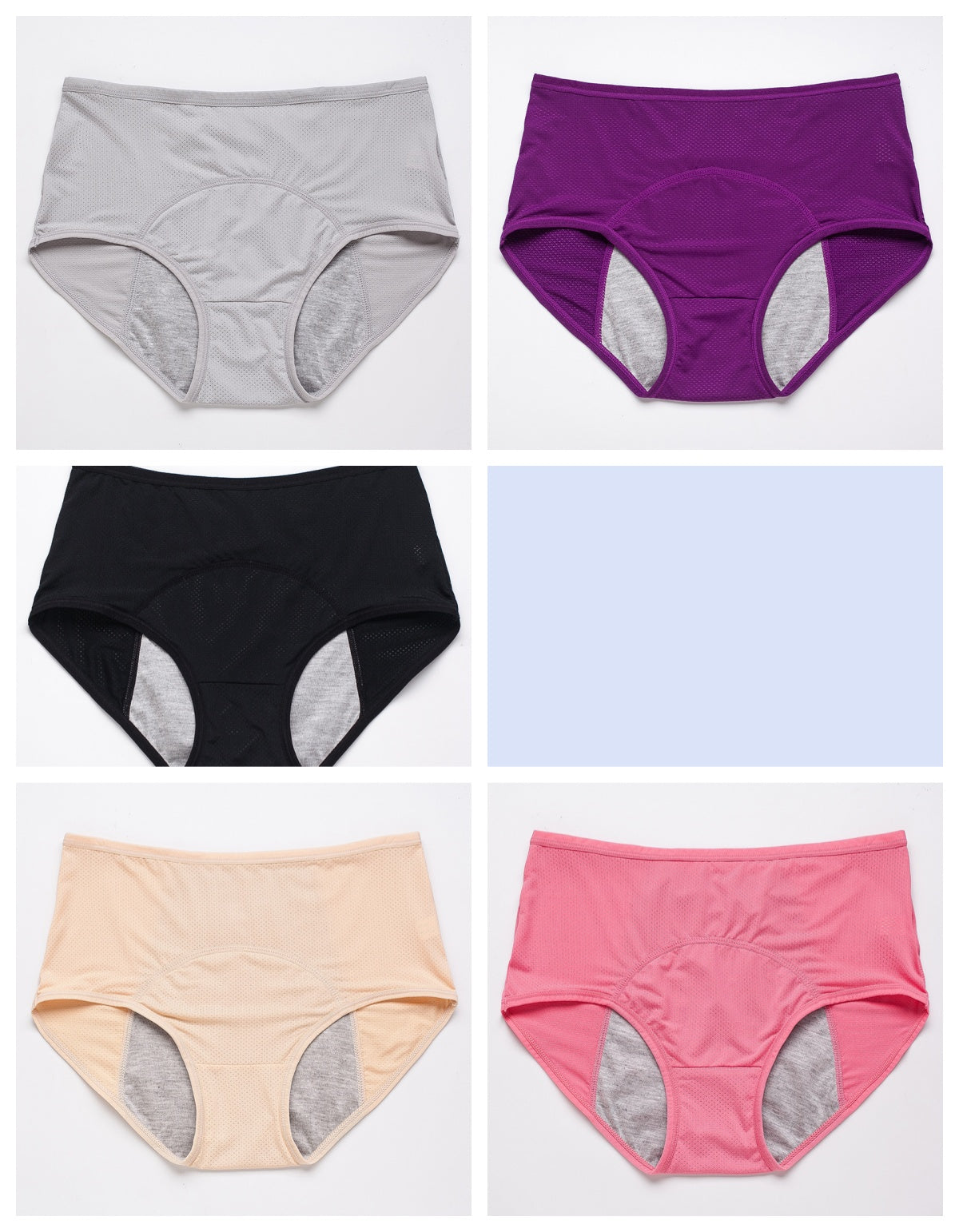 Period Leak Proof Panties Women Underwear Pants Nylon Briefs