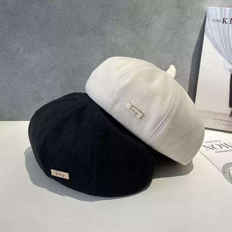 Classic Solid Color Beret Hat