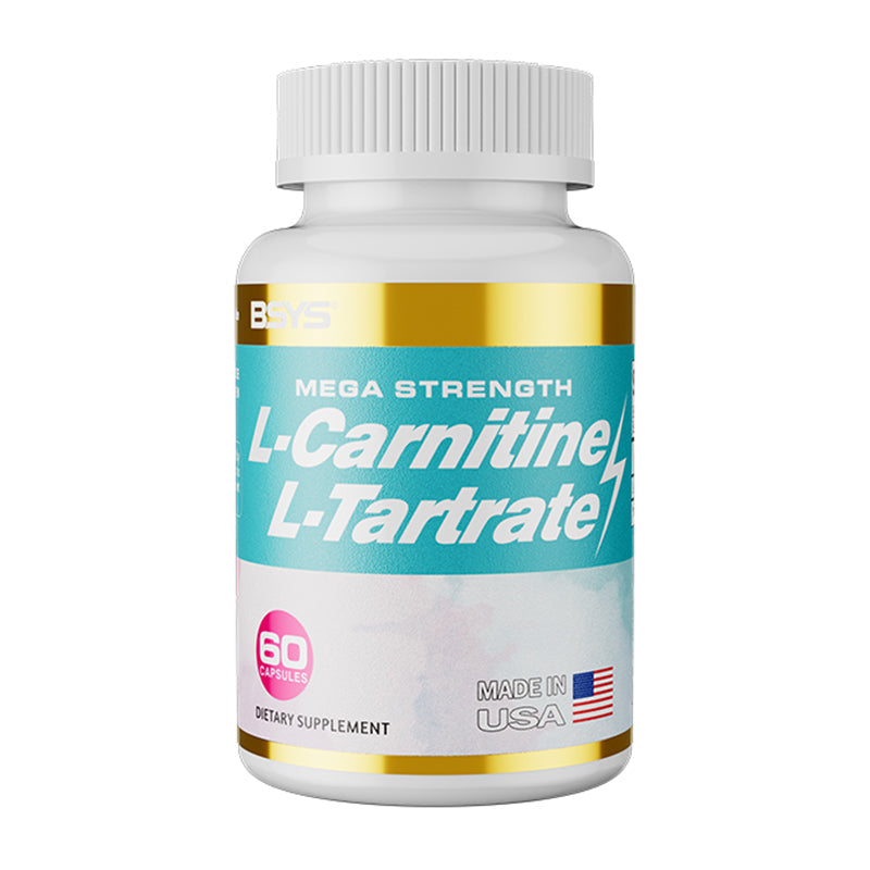 L-Carnitine L-Tartrate Fat Metabolism Energy Support Supplement Capsules | 60 Capsules