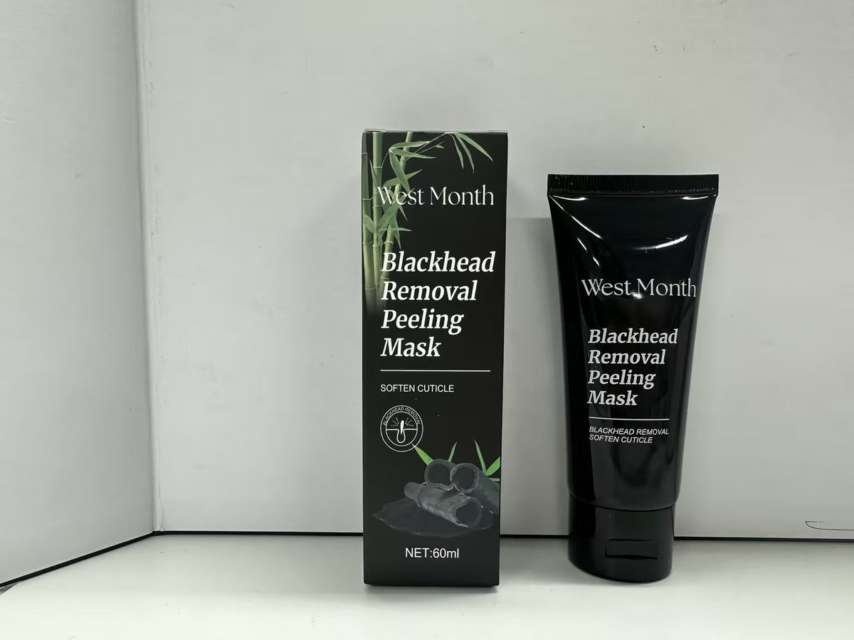 West&Month Blackhead Removal Peeling Mask Deep Cleansing Facial Mask For Blackhead Acne Pore Refining Skin Care 60ml