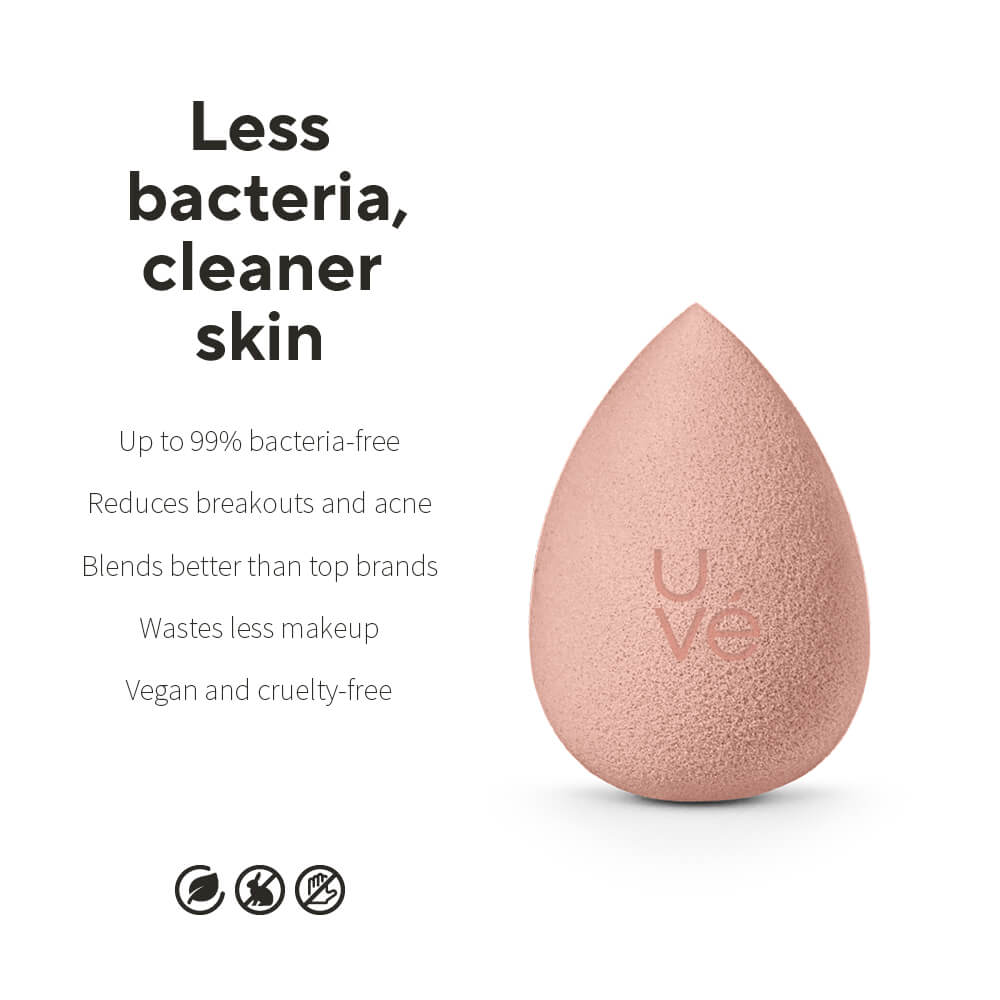 PURE Teardrop Antimicrobial Makeup Sponge