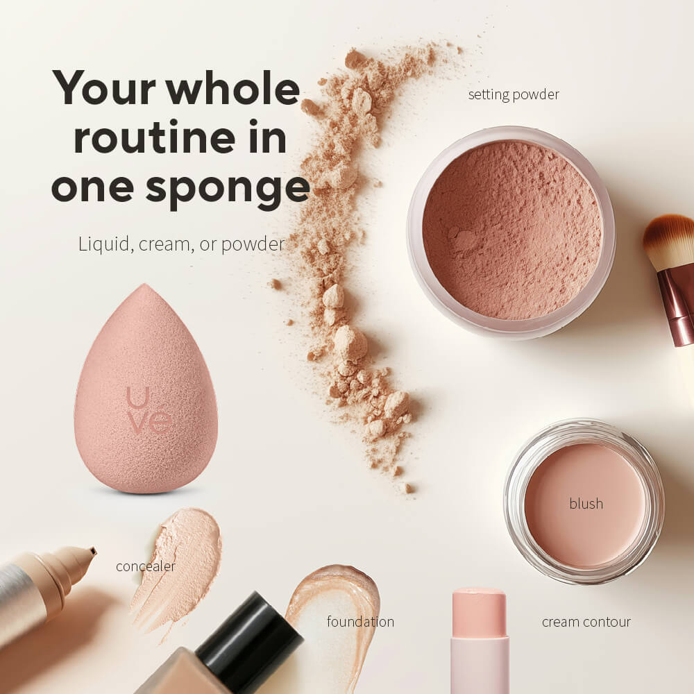 PURE Teardrop Antimicrobial Makeup Sponge