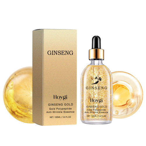 Hoygi Ginseng Gold Polypeptide Anti-Wrinkle Essence, Long-lasting moisturizing and soothing essence for dull wrinkles