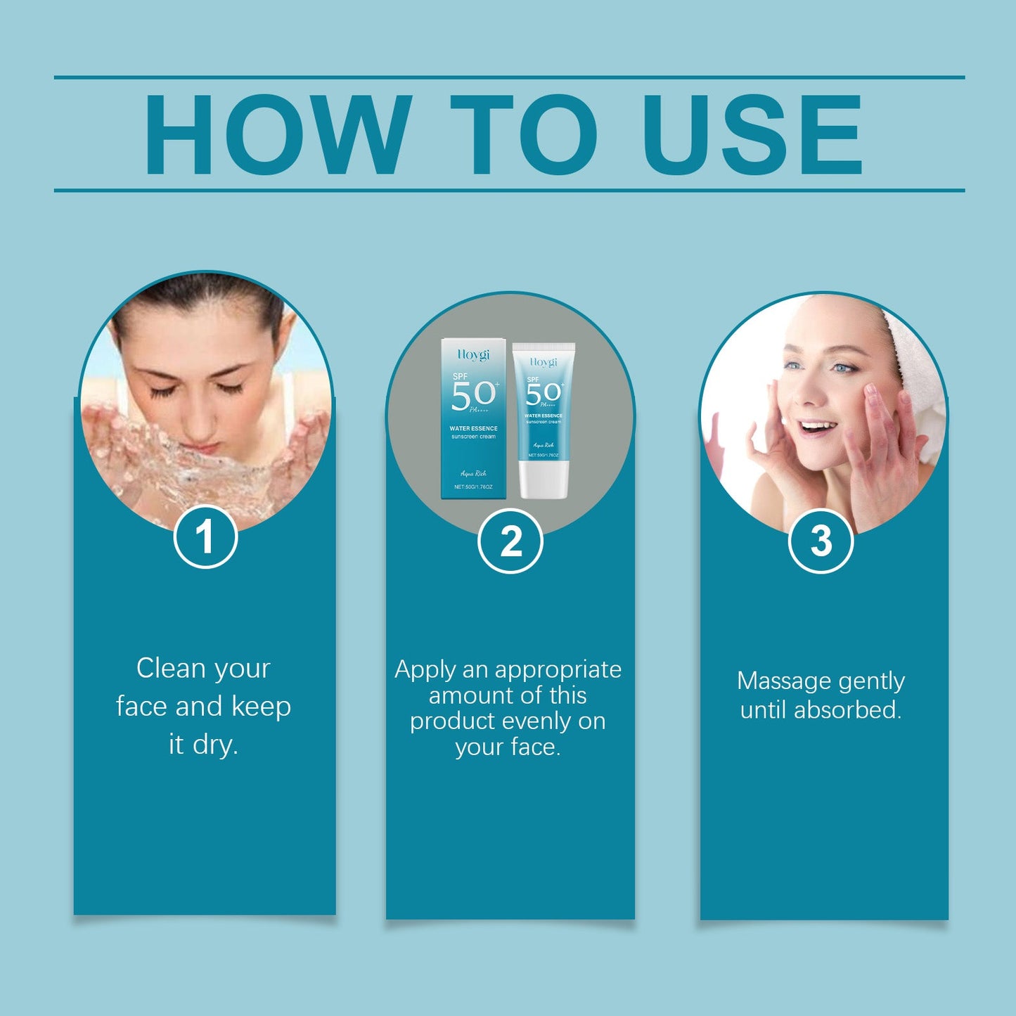 Hoygi Protective Cream, Gentle Moisturizing And Brightening Cream Instant Film Non-Sticky Protective Cream