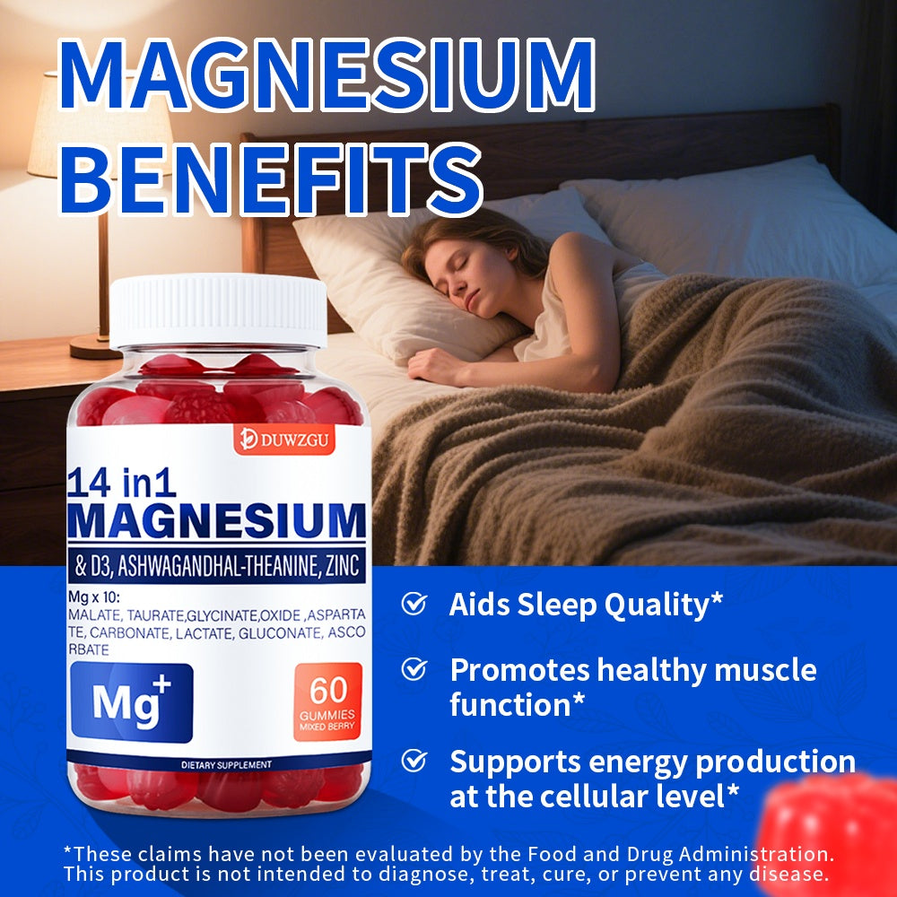 Magnesium-containing Gummy Candies