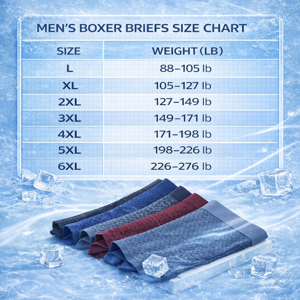 Men S Ice Silk Mesh Boxer Briefs  Breathable Ventilated Micro Mesh Underwear Lightweight Cooling Summer Trunks For Men