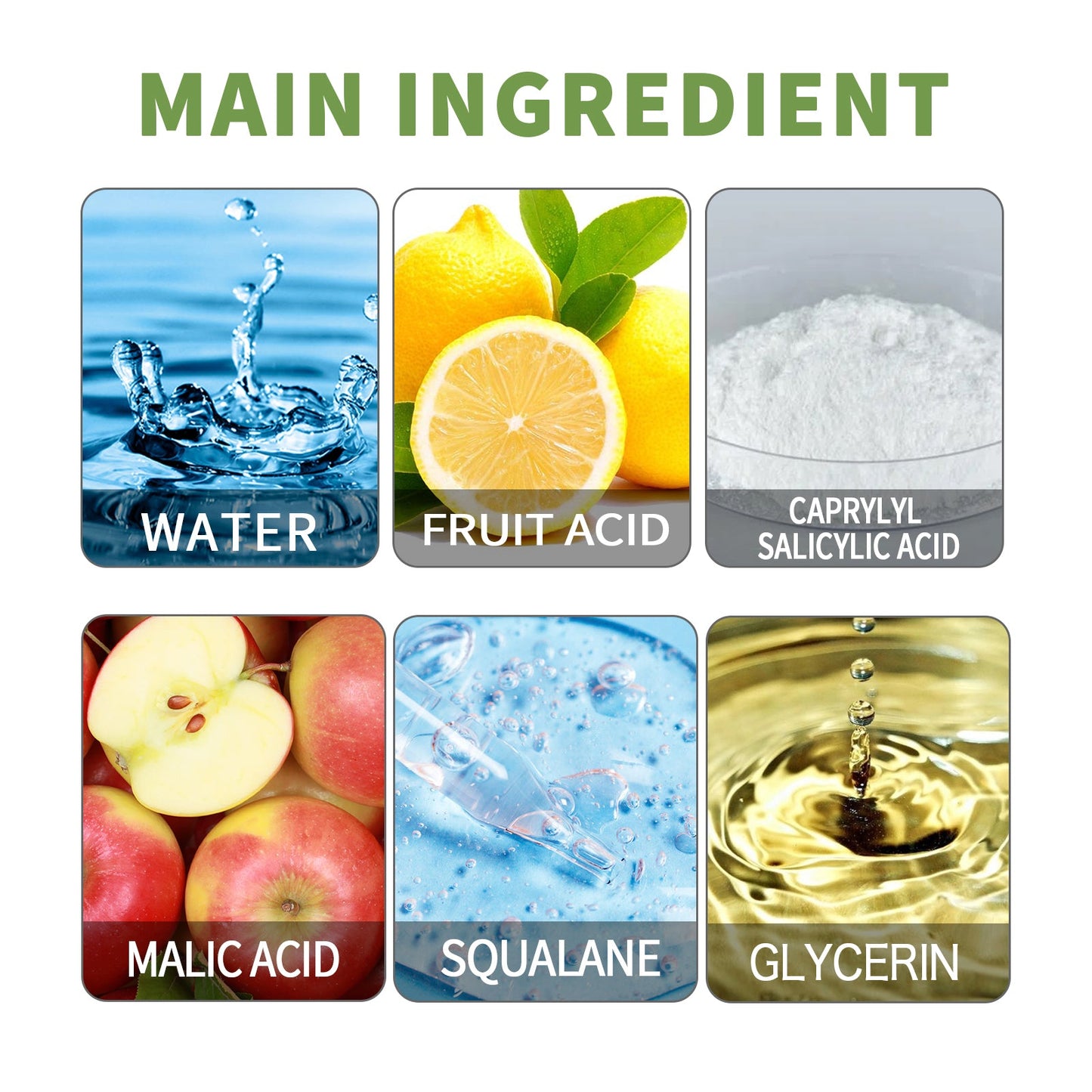 EELHOE Acid Facial Exfoliating Gel Deep Clear Pores Blackheads Acne Whitening Skin Gel