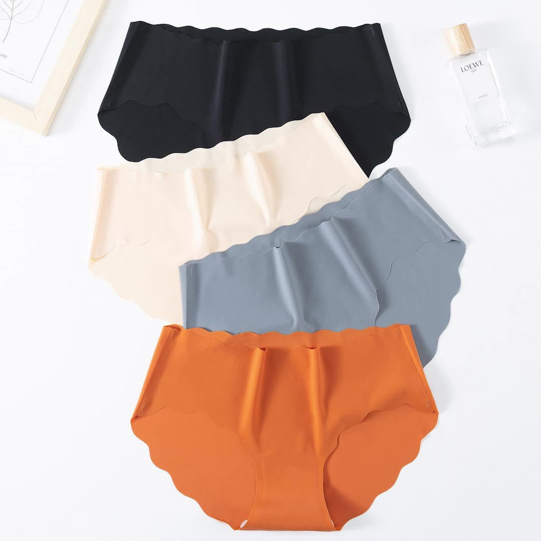 Women's Pure Cotton One-piece Ice Silk Seamless Panties