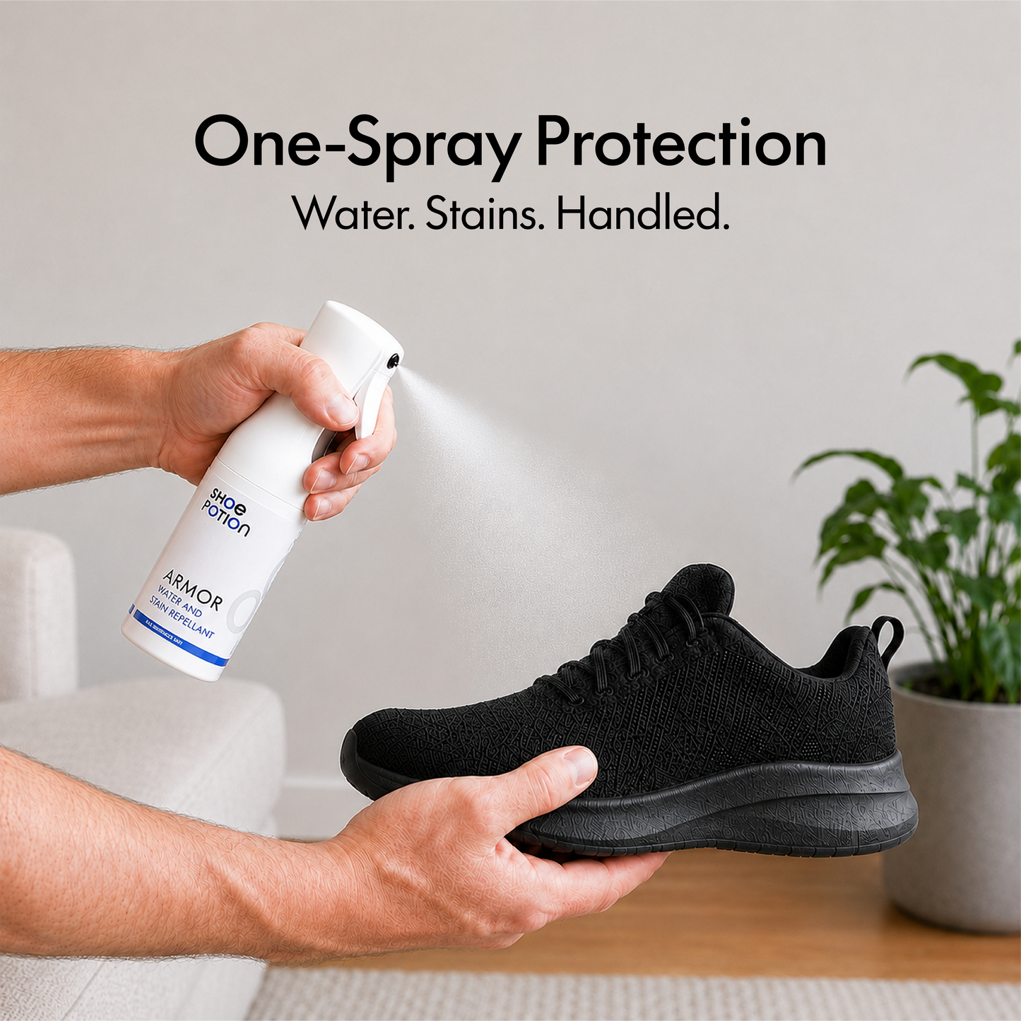Water and Stain Repellent Spray