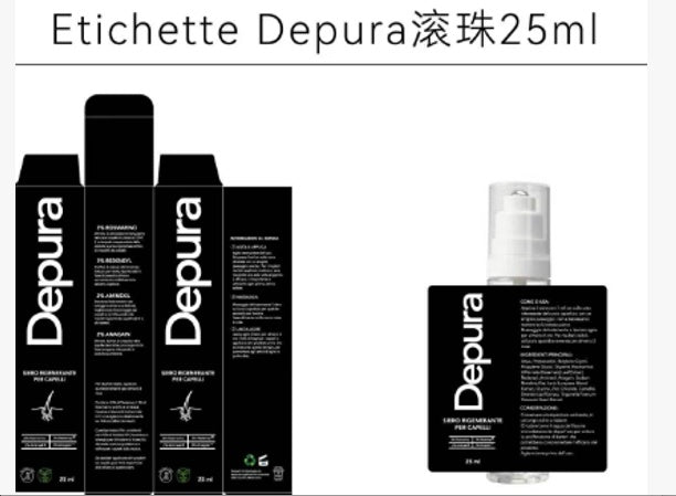 Depura Roll-On Hair Regrowth Serum 25ml Anti Hair Loss Scalp Treatment