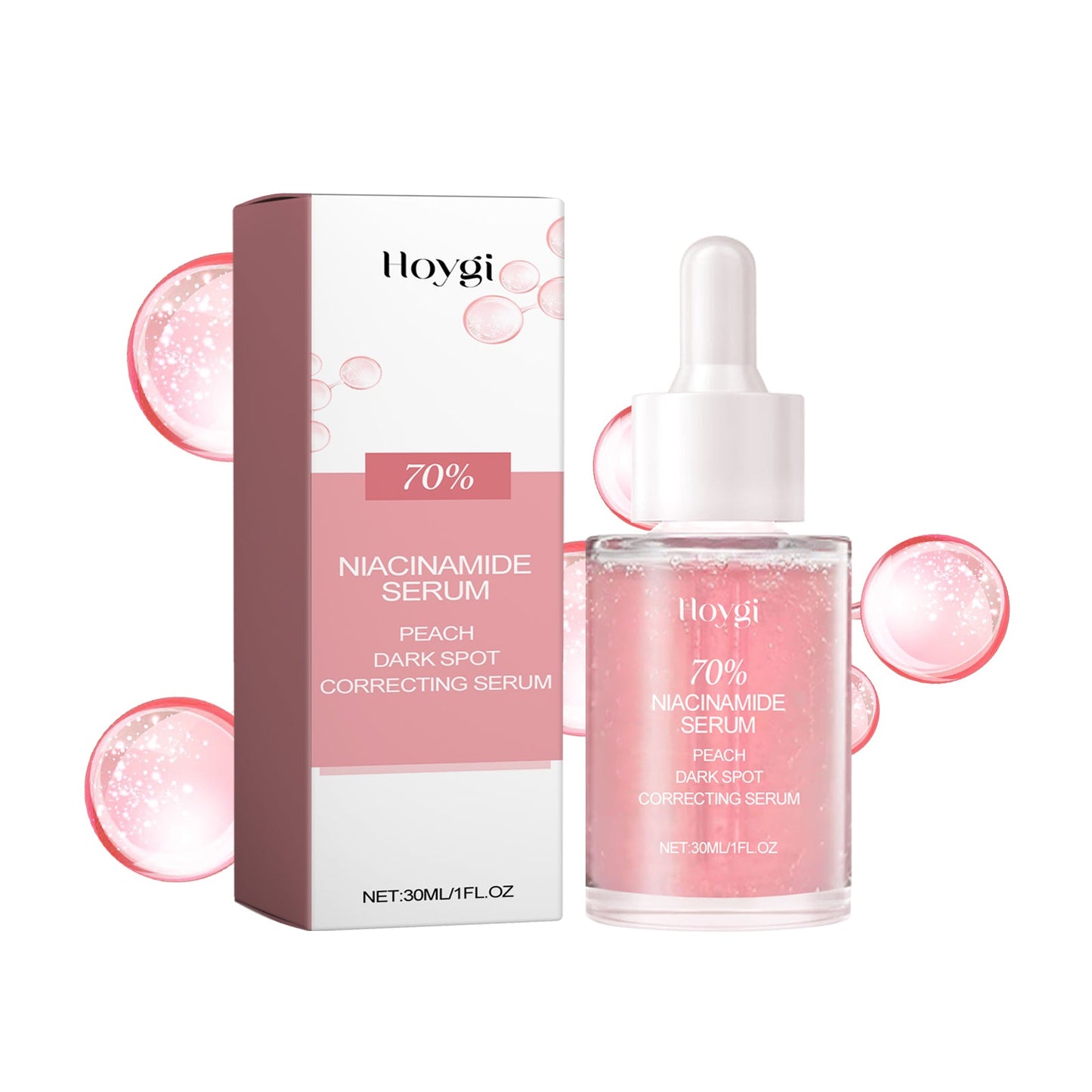Hoygi Nicotinamide Serum Hydrates, Improves Dark, Translucent Pores, And Brighens Facial Hydrating Muscles