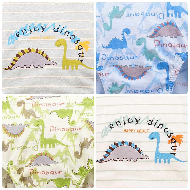 Children's Cotton Triangle Cartoon Printed Shorts