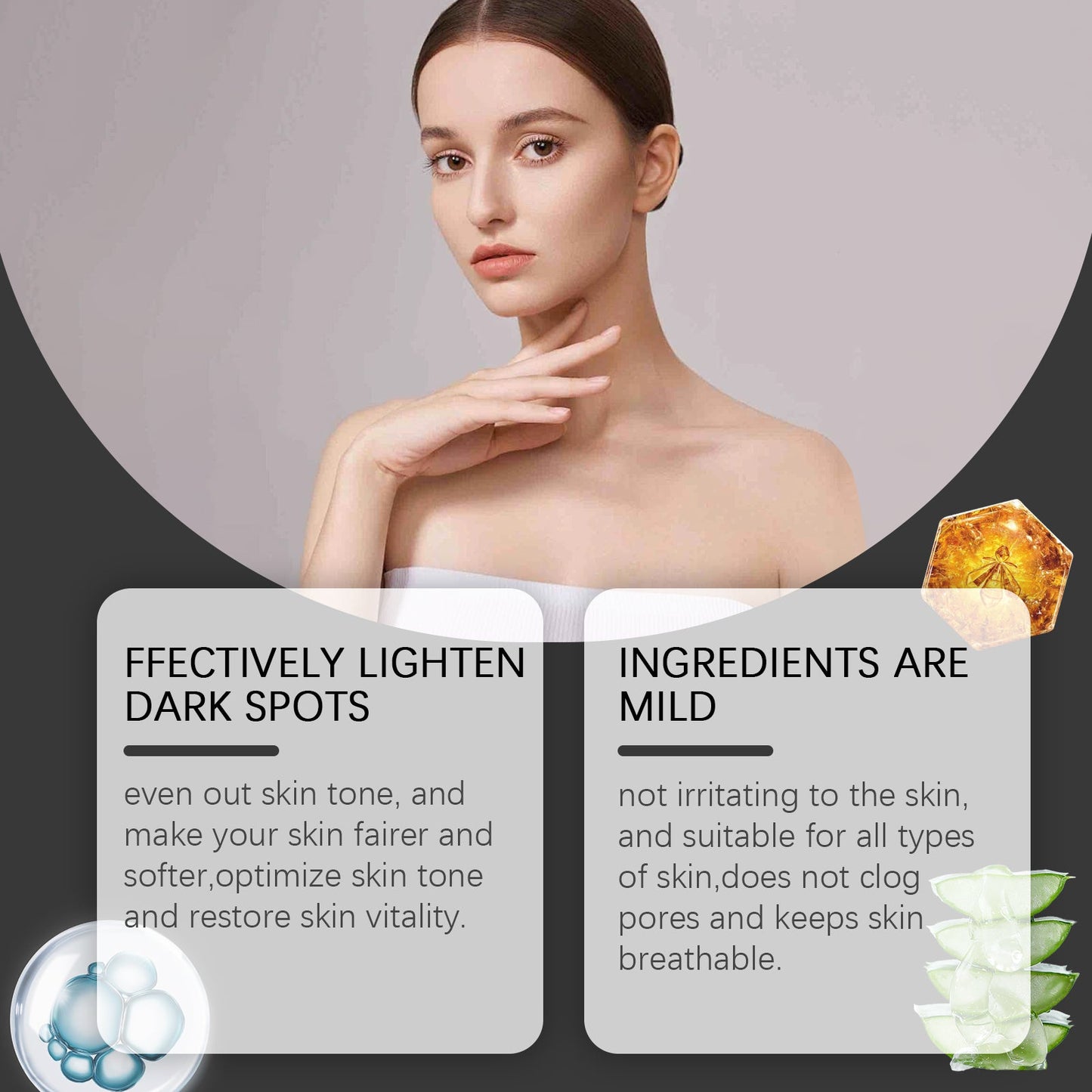 Ouhoe Bee Venom Dark Spot Repair Serum Lightening Dark Spots, Brightening And Enhancing Skin Radiance