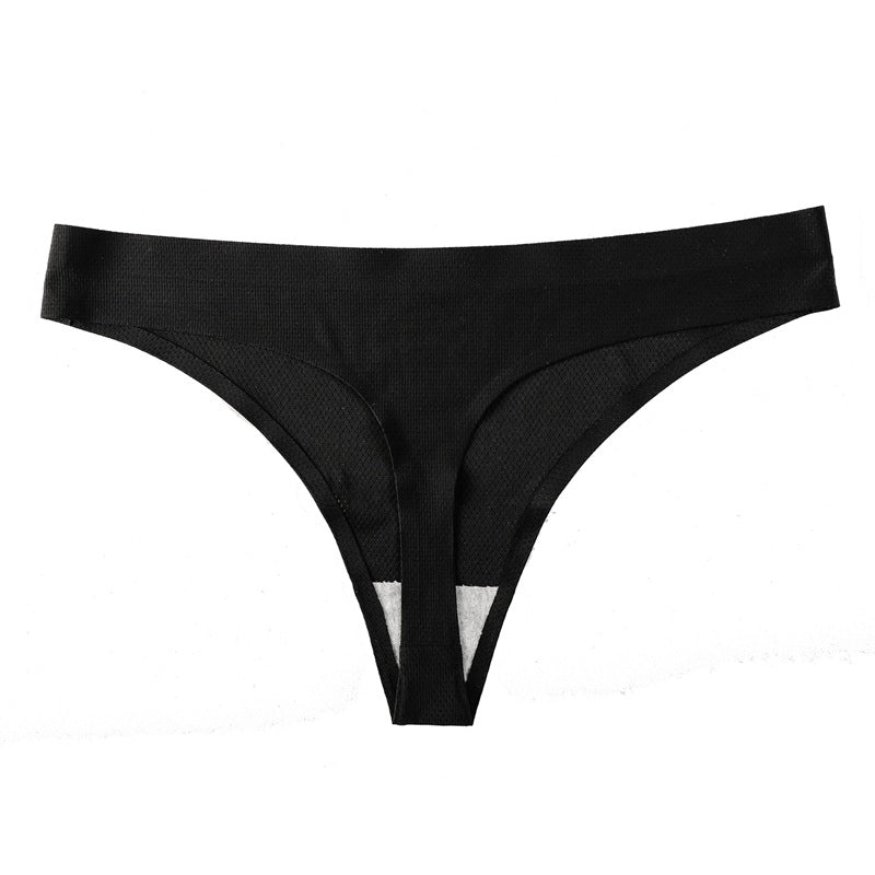 Printed Breathable One Piece Low Waist Thong Women