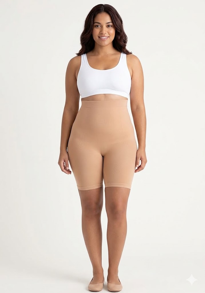 Shapewear For Women - High-Waisted Shapewear Tummy Control Shorts, Thigh Slimmer, Underwear For Women