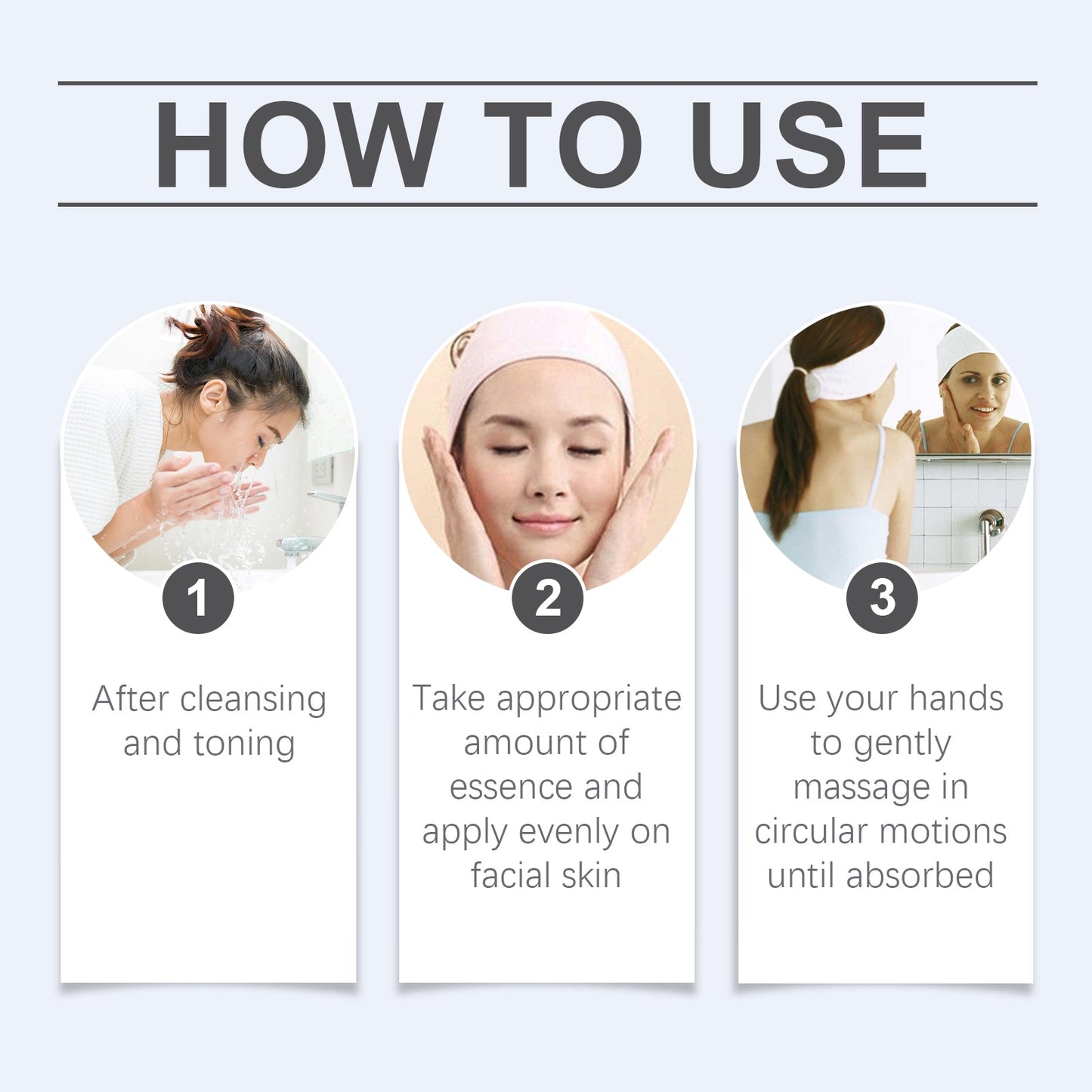 OUHOE Copper Peptide Repair Serum Hydrates, Hydrates, Firming And Firming Facial Skin With Blue Copper Peptide Serum