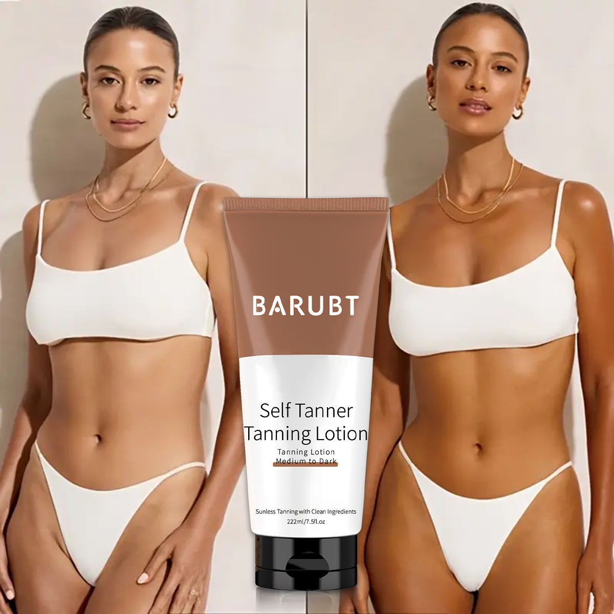 BARUBT Self Tanner Tanning Lotion 222ml, Sunless Tanning Body Lotion