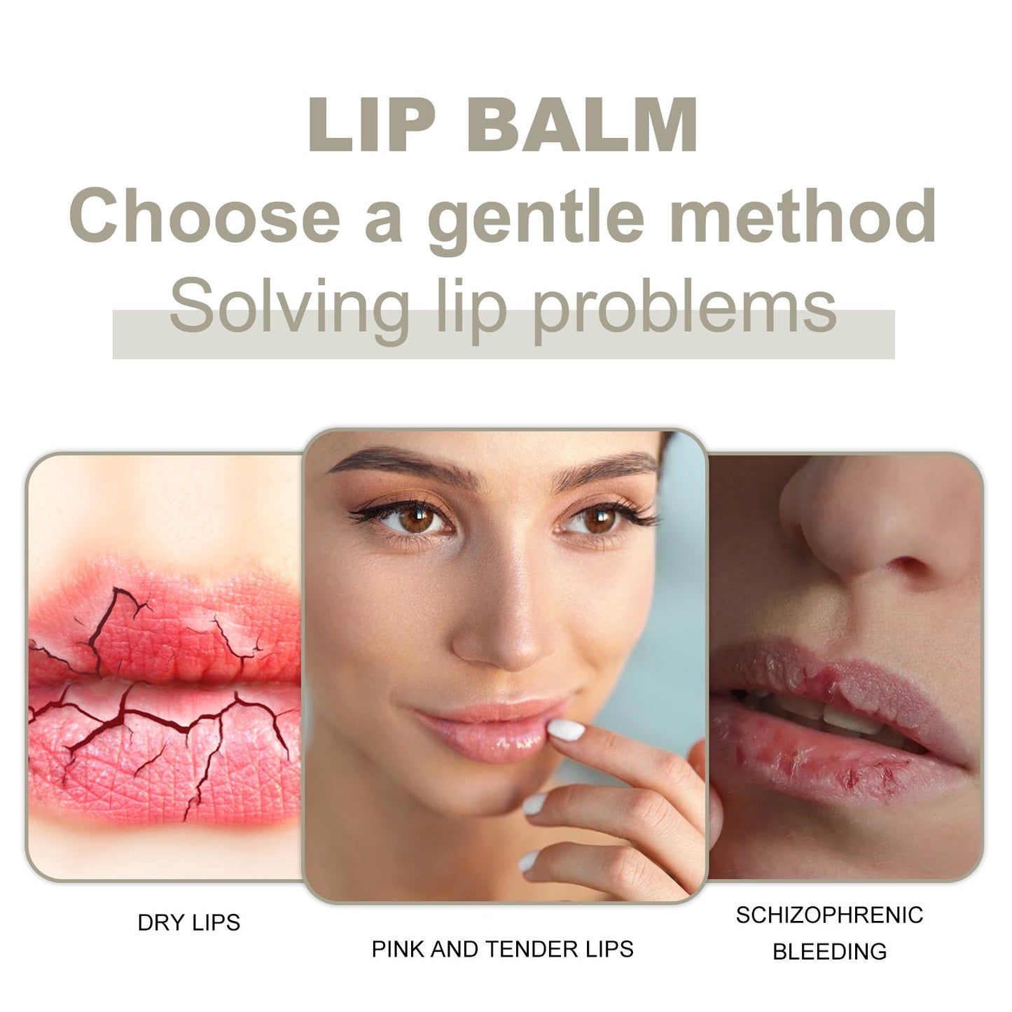 Hoygi Lip Balm, Fade Lip Lines Anti Cracking And Peeling Hydrating Plentiful Water Embellish Lip Care