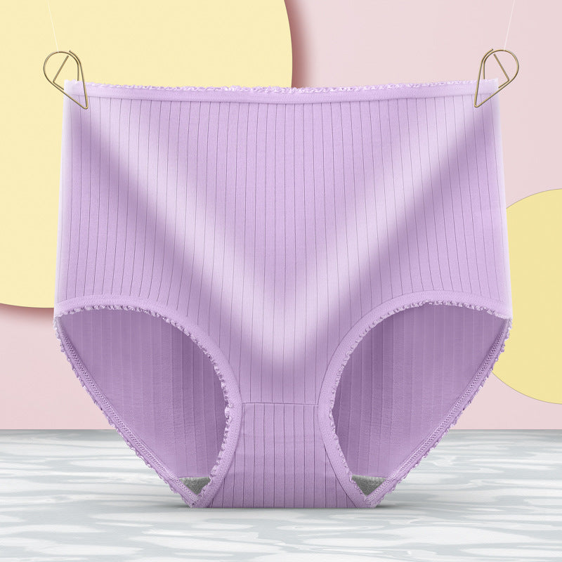 Women's Fashion High Waist Lace Panties Belly Lifting Hip Shaping