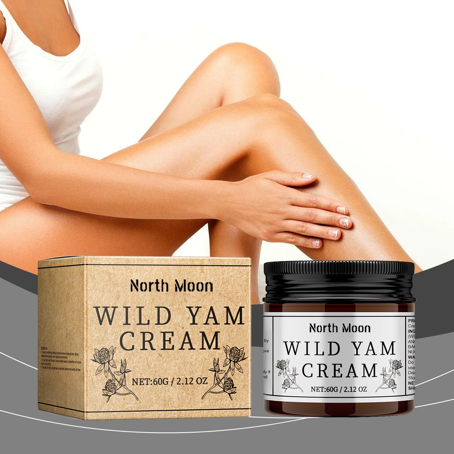North Moon Wild Yam Body Cream Moisturizes And Moisturizes Skin Care Moisturizing And Refreshing Care Cream For Skin