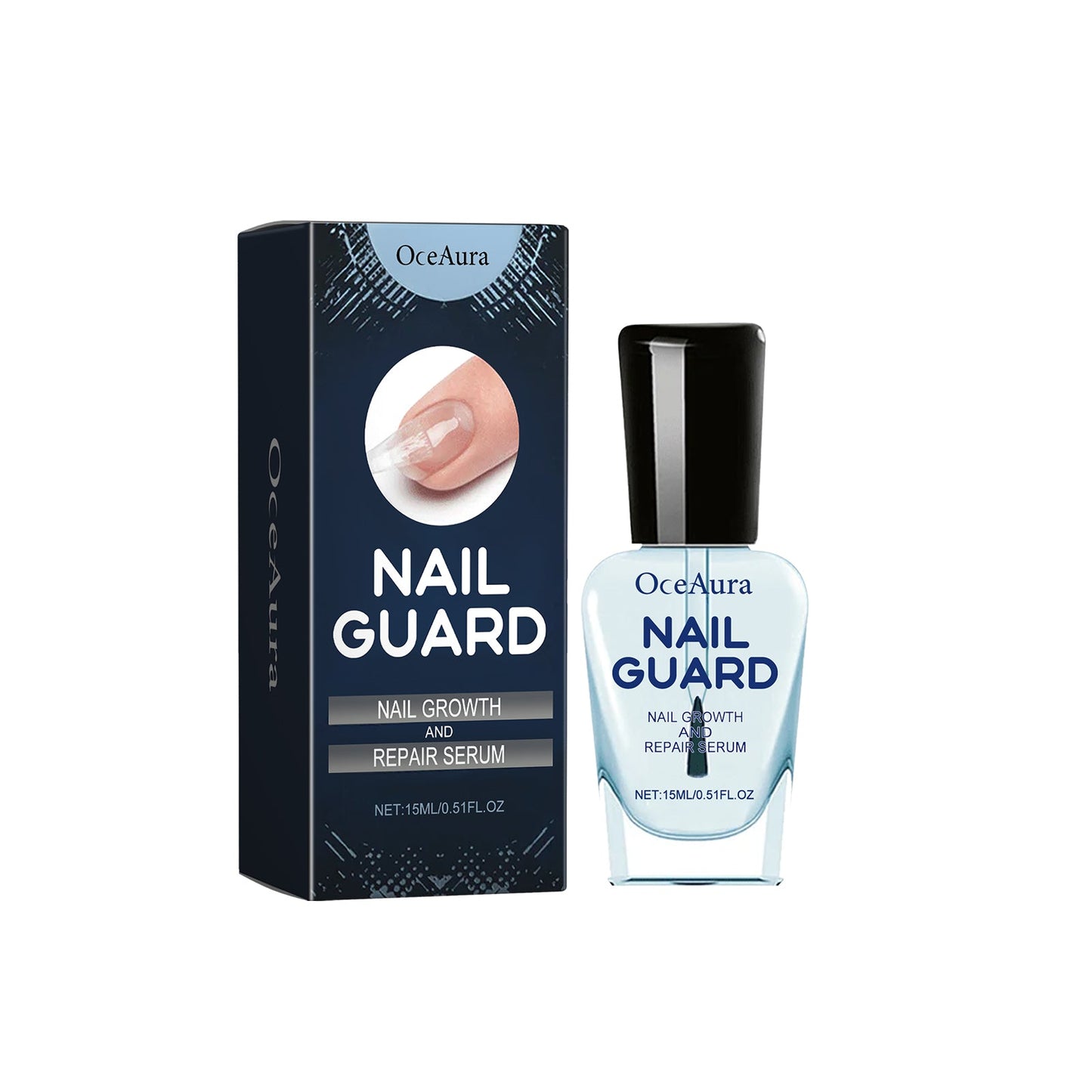 OceAura Nail Care Solution Gently Cleanses And Nourishes Nails And Nails