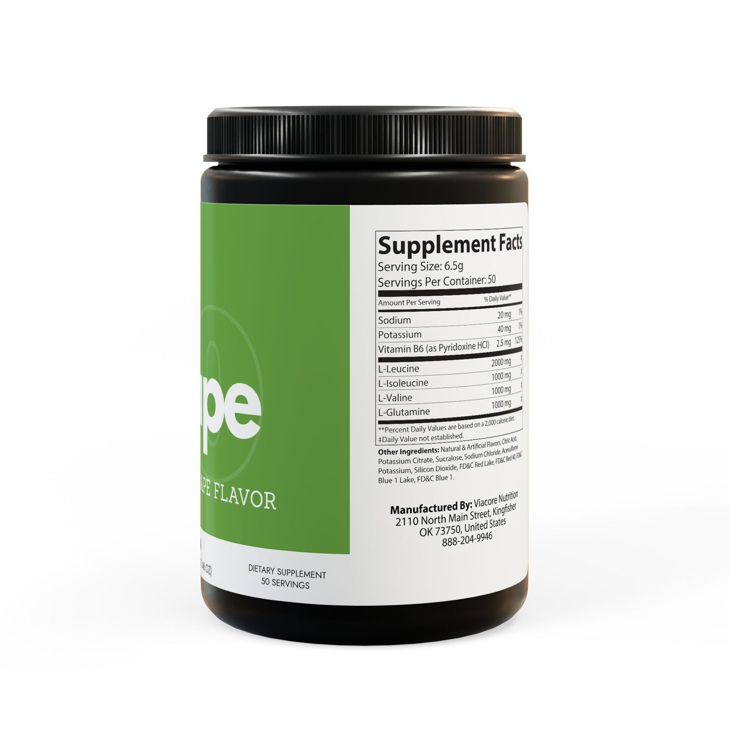 Vitape BCAA Supplement, Grape, 11oz