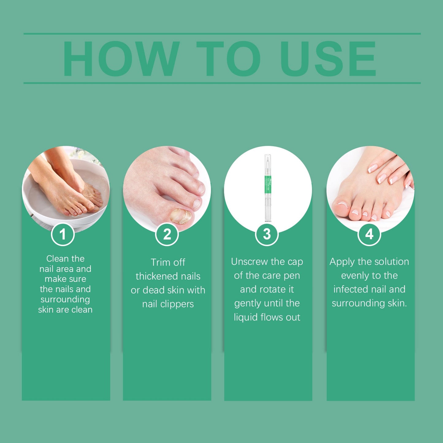 South Moon Nail Repair Pen Moisturizes Gently Repair Hands And Feet Gray Nails Soft Nails Thick Nails Foot Care
