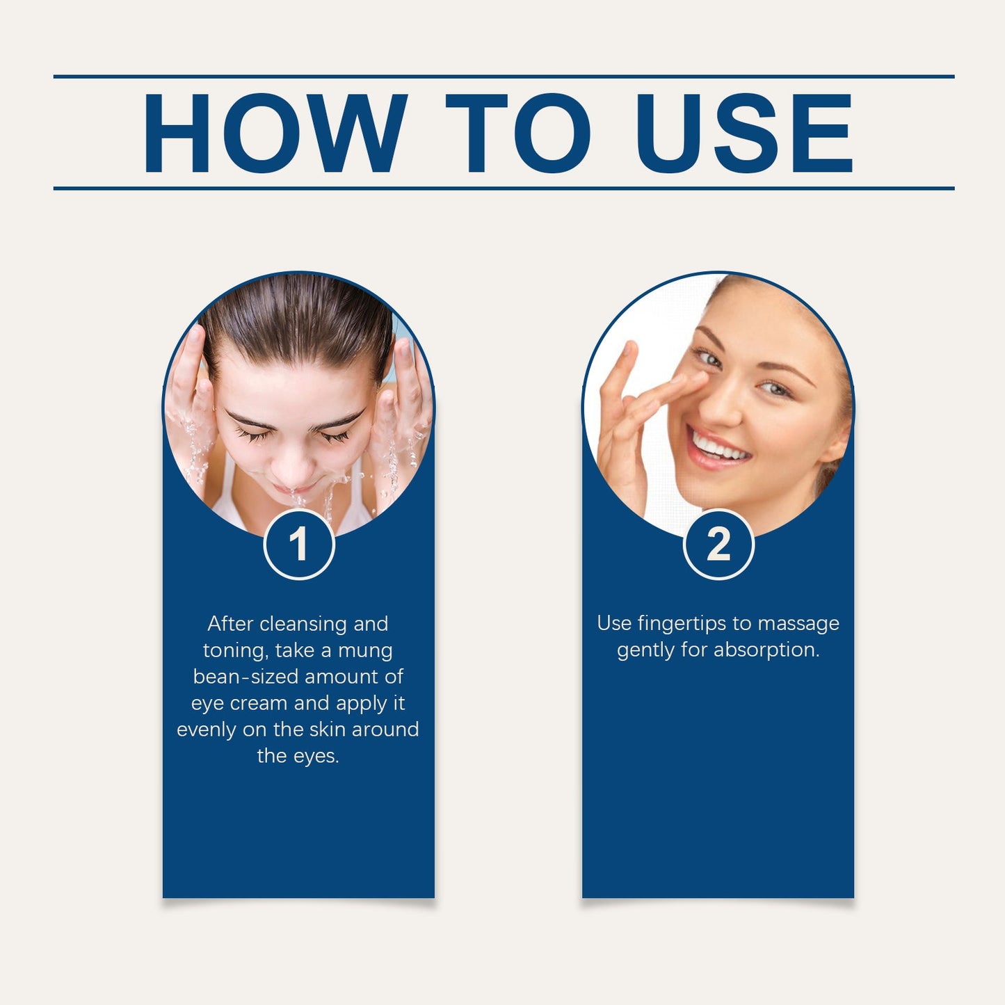Hoygi Eye Care Cream, Moisturizing And Firming Eye Care Cream To Remove Crow's Feet