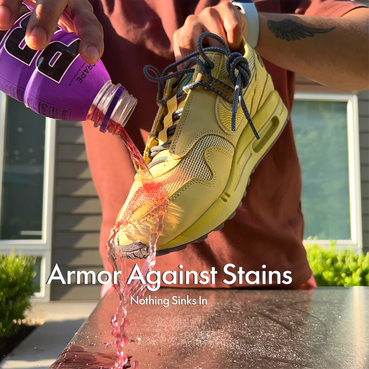 Water and Stain Repellent Spray