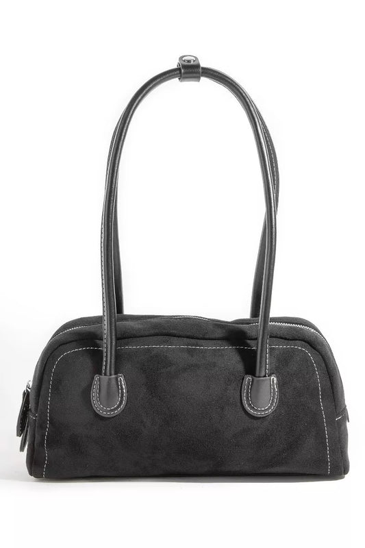 Fame Faux Suede Baguette Hand Bag