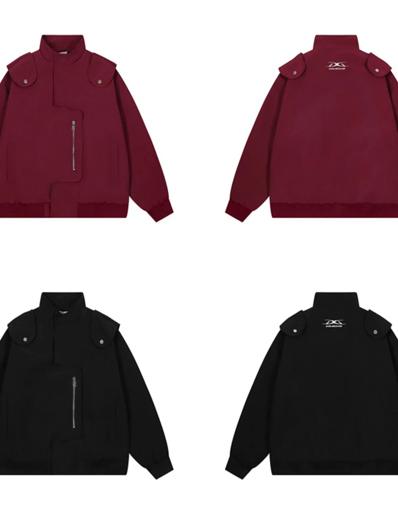 Men's Zip Front Jacket with Pockets