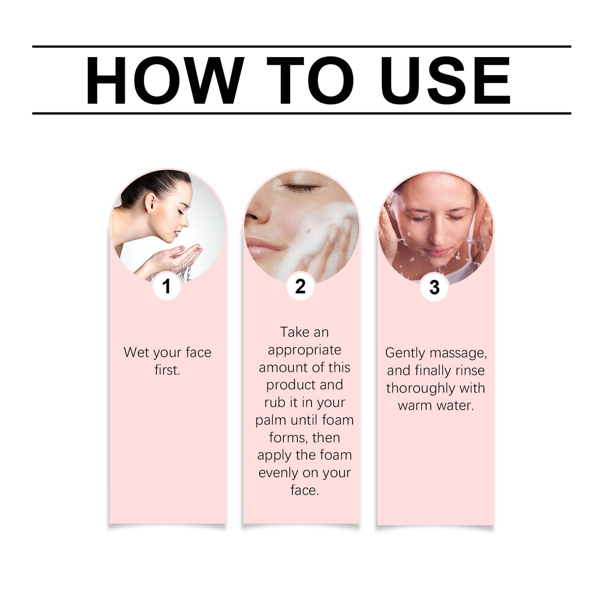 Viareline Centella Pore Minimizing Deep Cleansing Foam, Gentle Hydrating Non-Tight Face Wash