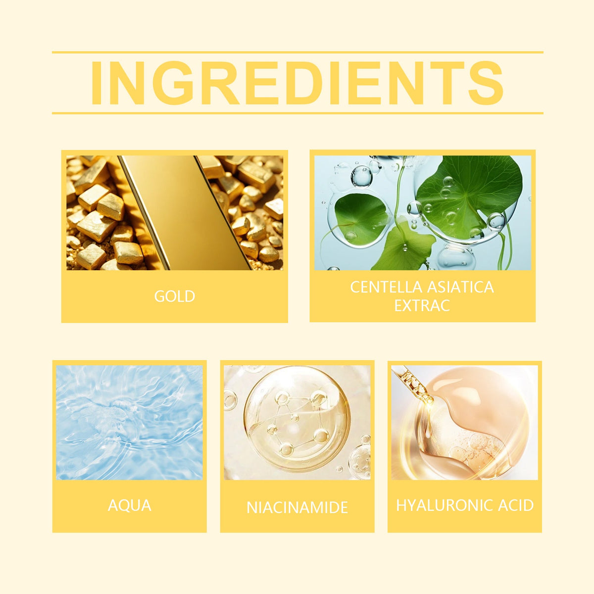 Hoygi Gold Skin Care Essence, Gently Hydrates And Nourishes Skin