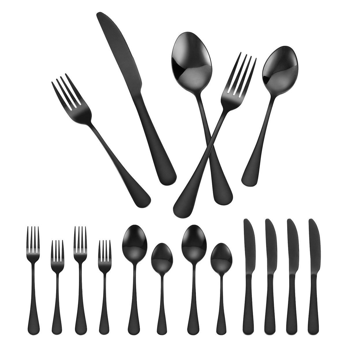 30-Piece Silverware Set Stainless Steel Cutlery Flatware Utensil Kitchen For 6