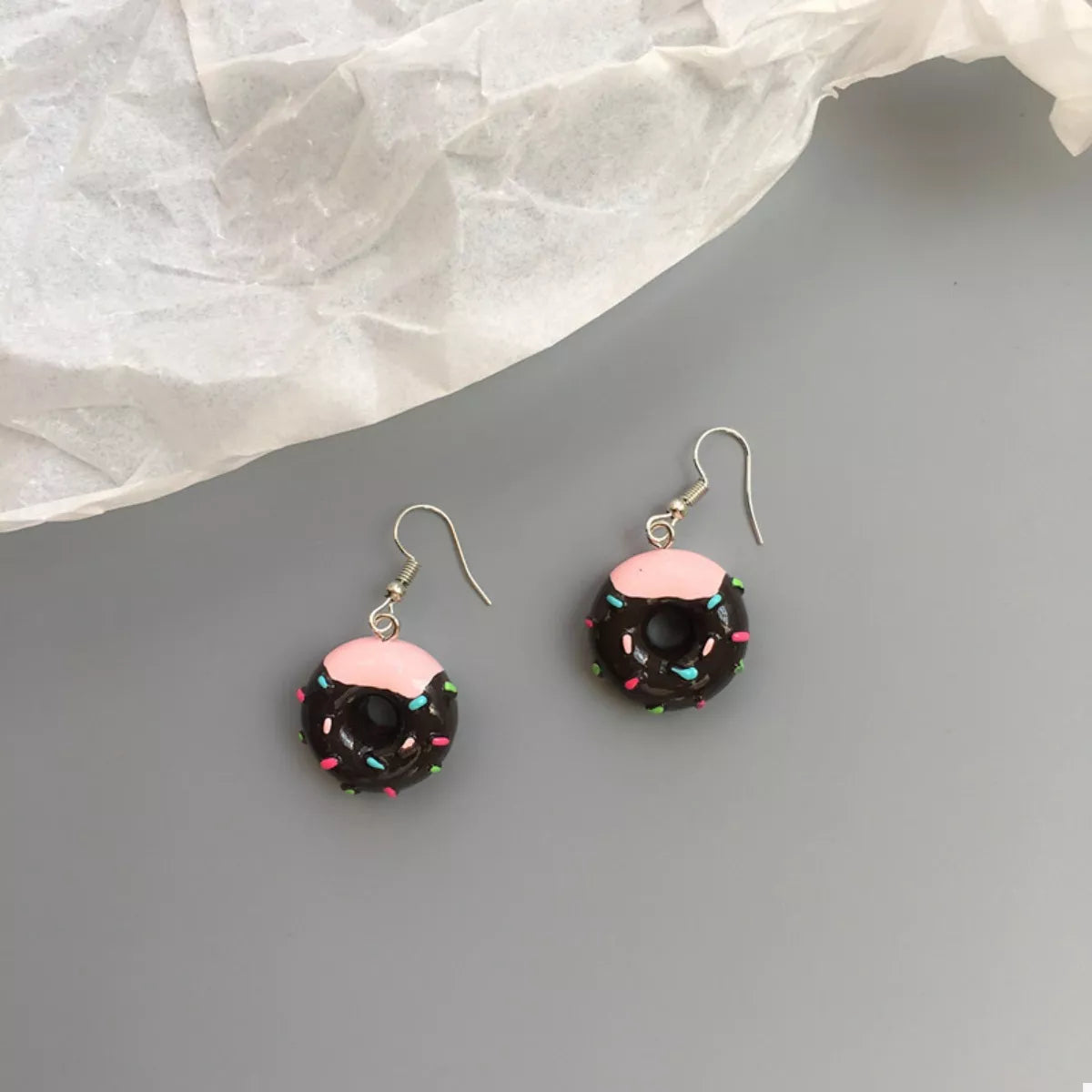 Donut Dangle Earrings