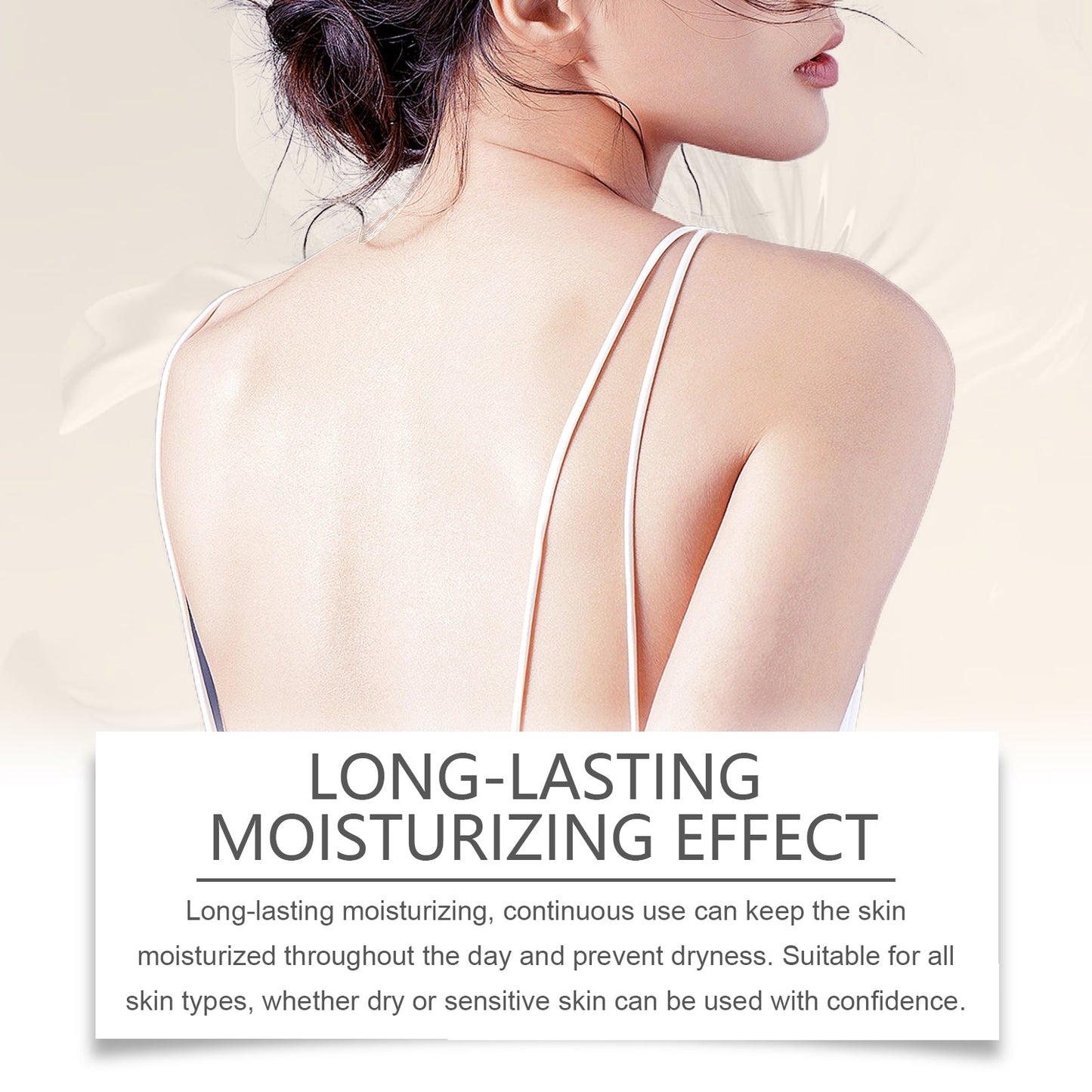 OUHOE Body Skin Smoothing Moisturizer, Moisturizing Hydrating Elastic Soft Body Care Firming Cream