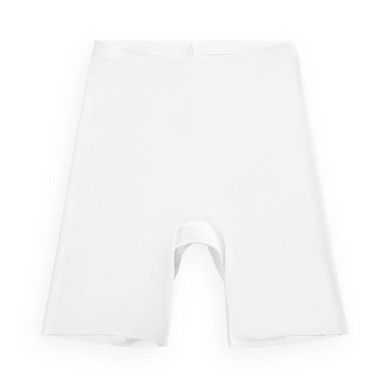 High Waist Sheath Plus Size Traceless Basic Panties Thin Breathable Safety Pants