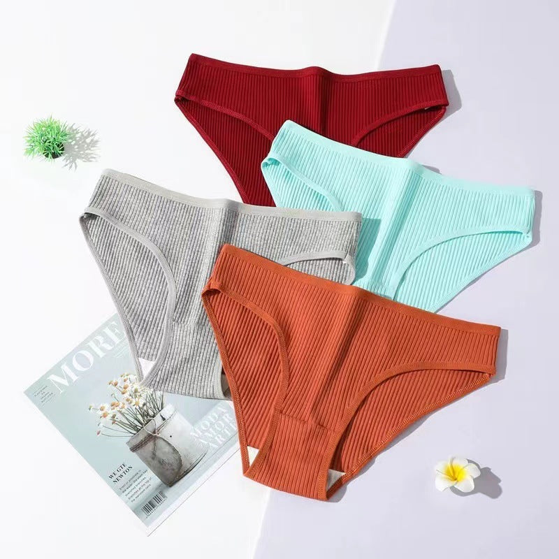 Women's Cotton Threaded Briefs