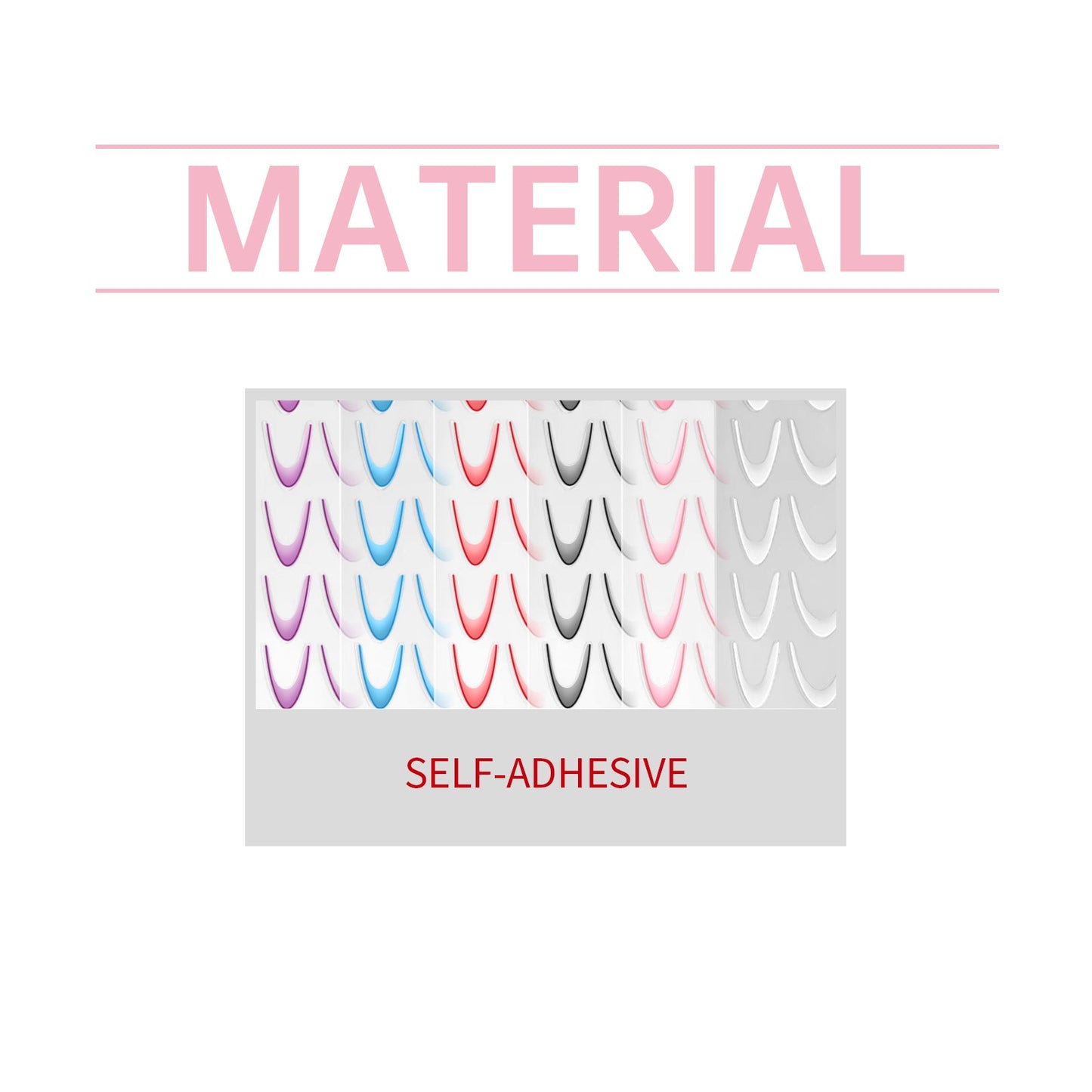 Eelhope French Gradient Nail Sticker Gradient Nail Sticker Easy Nail Decor Personalized Nail Sticker