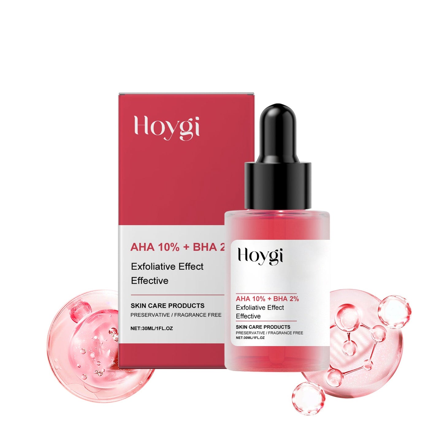 Hoygi Facial Essence, Moisturizing, Brightening And Moisturizing Facial Skin Exfoliating Gentle Cleansing Repair Essence