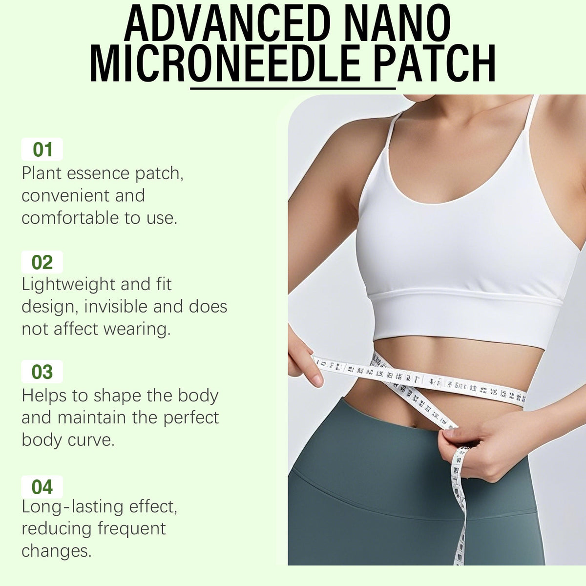 Moringa Advanced Nano Microneedle Patch, 7 Pieces