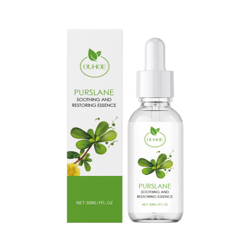 OUHOE Purslane Soothing Repair Serum, Redness Soothing Facial Hydrating Moisturizing Serum