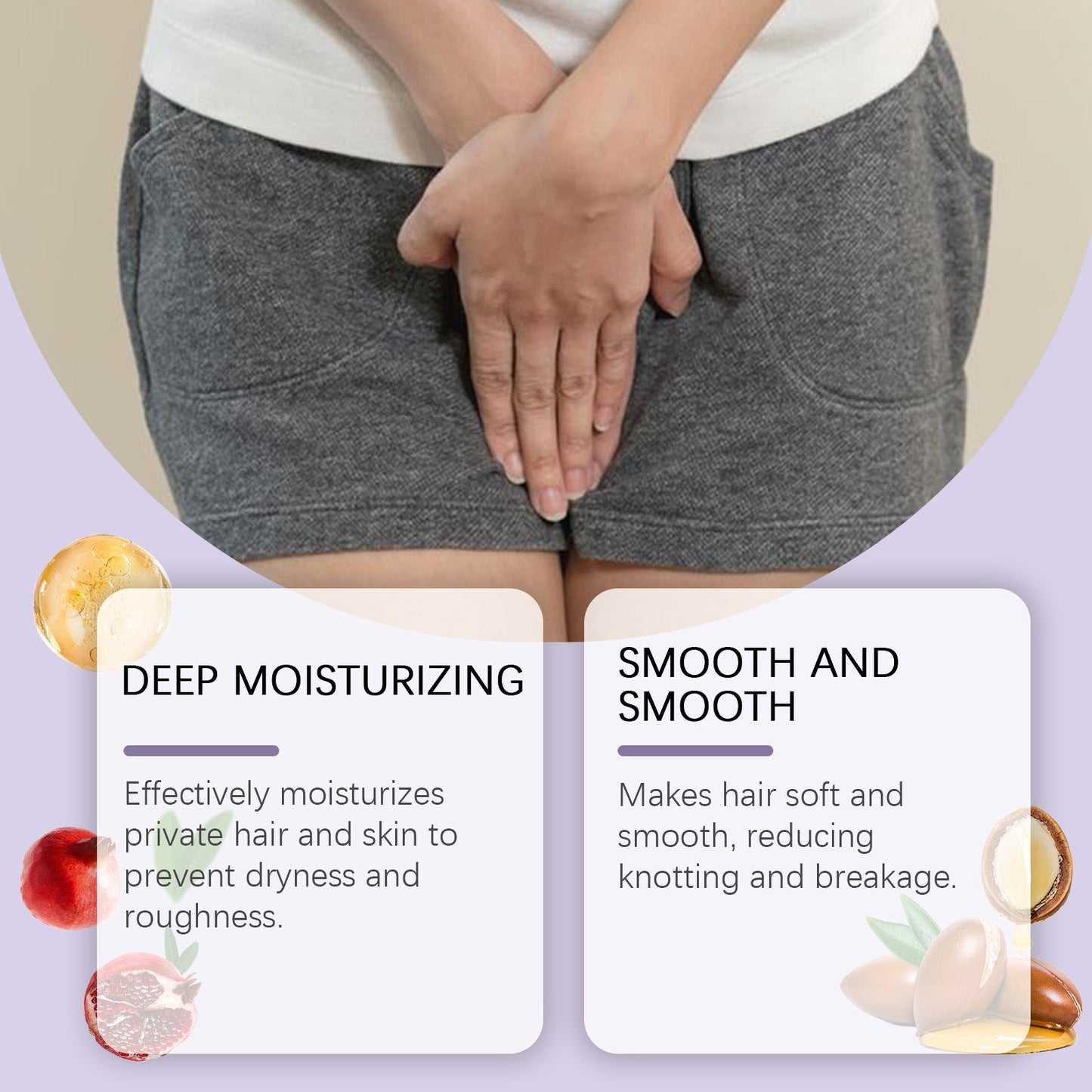 North Moon Body Hair Care Lotion Feminine Skin Care Moisturizing Soft Frizz Moisturizing Lotion