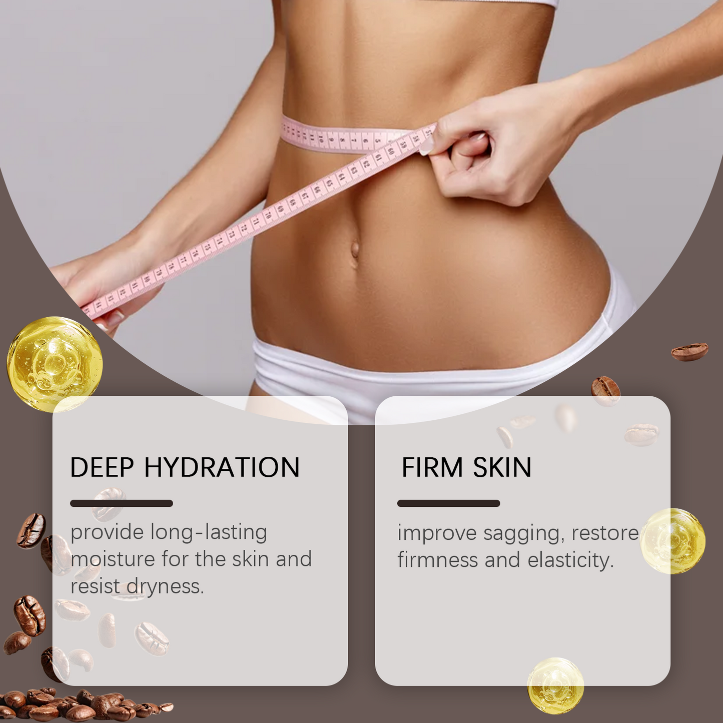 OUHOE Firming Body Cream, Gentle Nourishing Skin Light Daily Massage Treatment For The Whole Body Beauty Cream