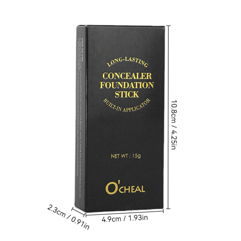 OCHEAL Dual-Ended Concealer Foundation Stick With Brush
