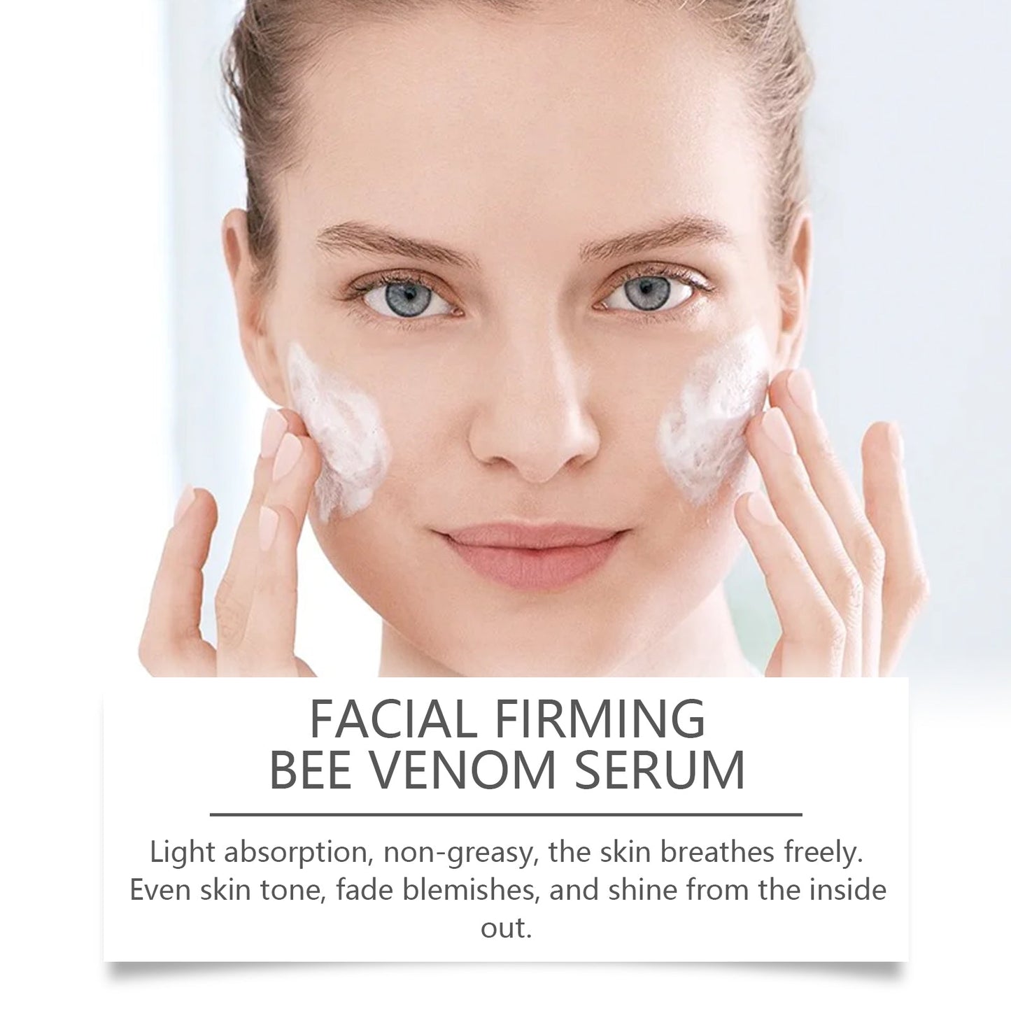 Hoygi Bee Venom Facial Essence, Hydrating, Moisturizing And Refreshing Collagen Firming Skin Care Essence