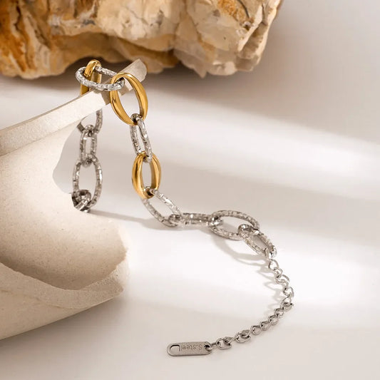 18K Gold-Plated Stainless Steel Bracelet