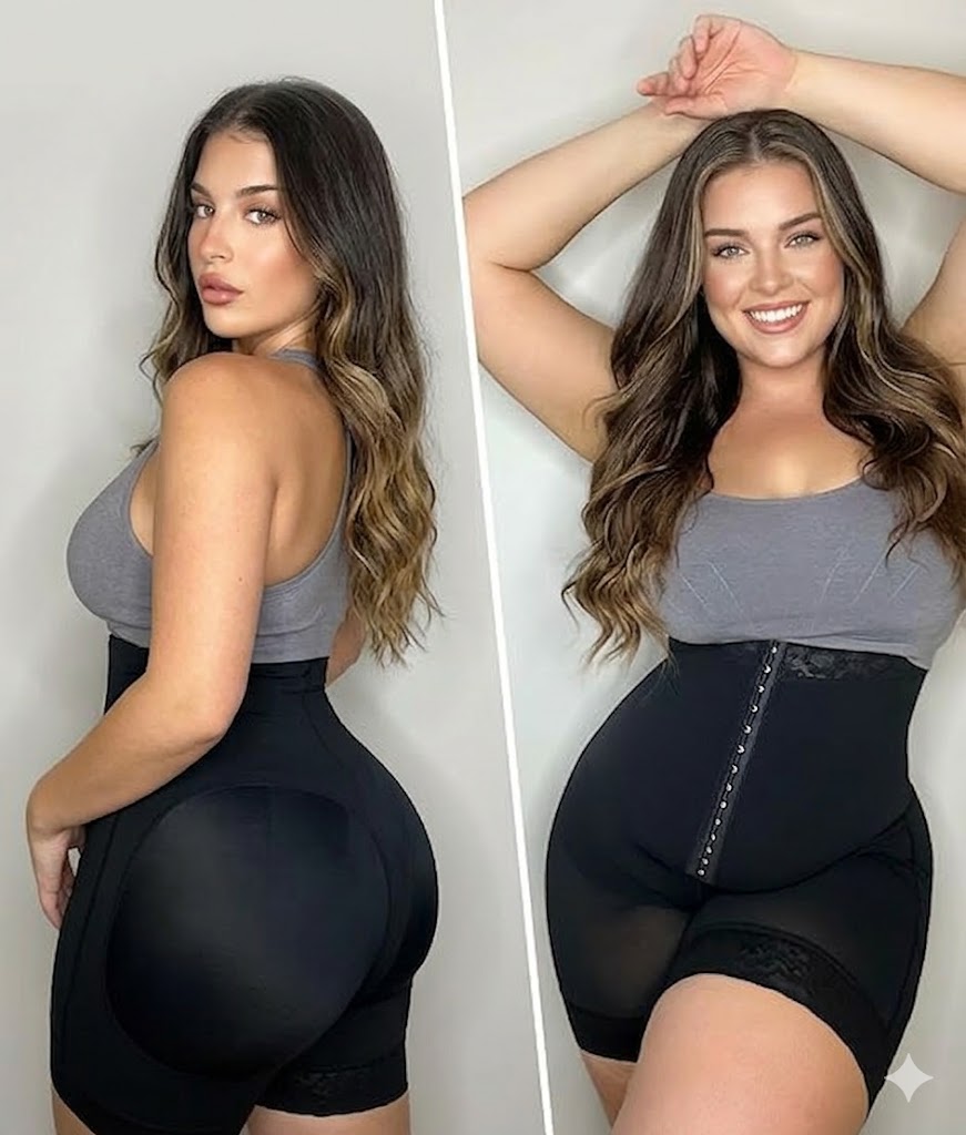 Tummy Control Shapewear For Women Strapless Fajas Colombianas Body Shaper Shorts Butt Lifter With Zipper Crotch