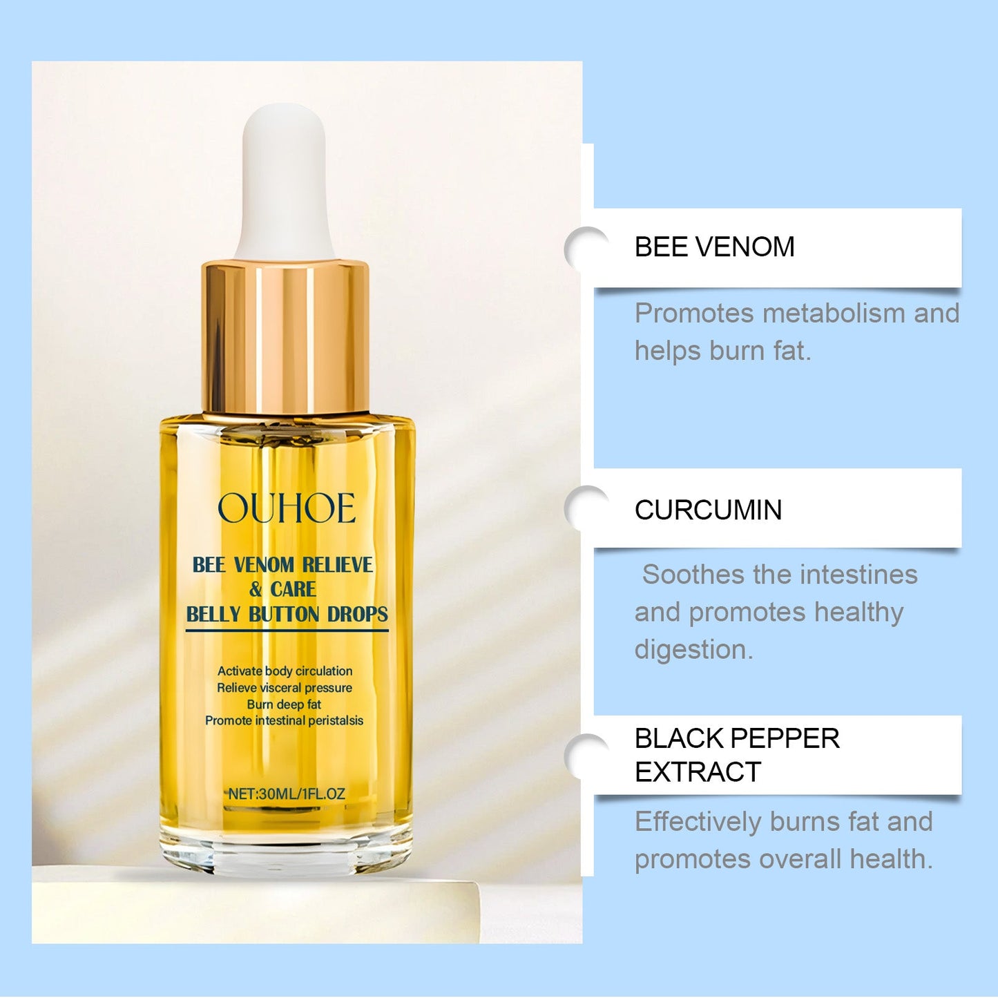OUHOE Body Care Essence, Everyday Gentle Firming All Over The Body Elegant Light Body Care Essence